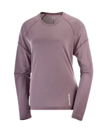 TEE SHIRT ML CROSS RUN FEMME SALOMON