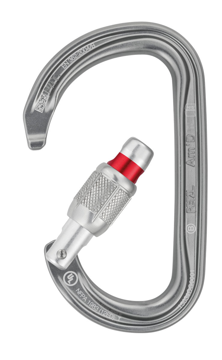 MOUSQUETON AM'D SCREW LOCK PETZL