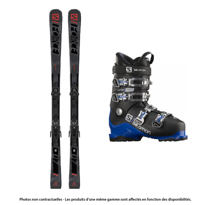 Pack ski noir homme