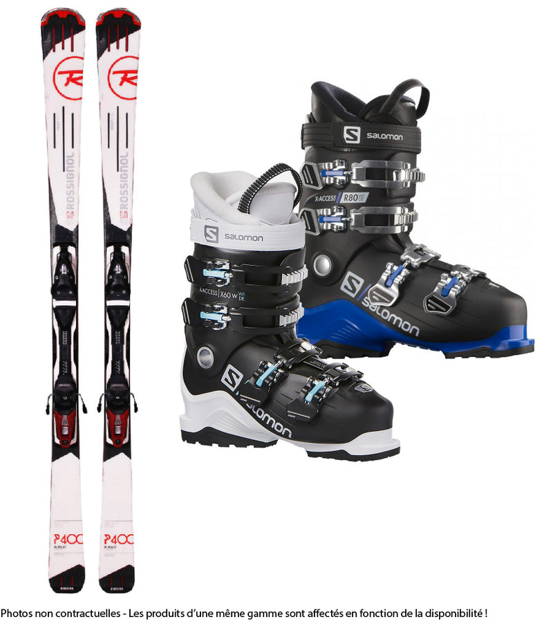 Pack ski bleu (Homme & Femme)